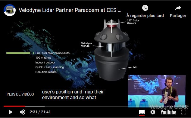 lidar 3d slam interieur exterieur